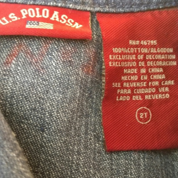 Toddler Girls US Polo Assn Denim Set 2T - Picture 3 of 6